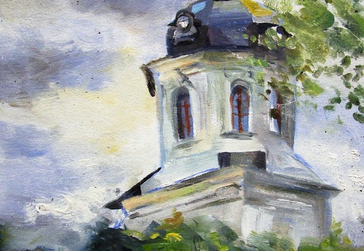 Моісеєнко Володимир. Благовіщенська церква поблизу Києво-Могилянської академії