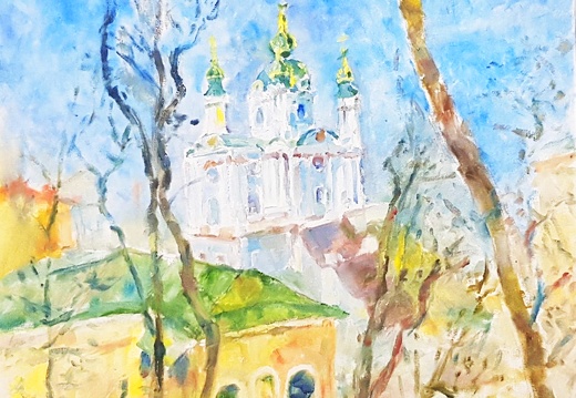 Козирєва Марія. Весняний пейзаж Києва